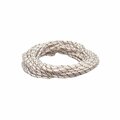 Lehigh Group/Crawford Prod SecureLine BPE650PHD Rope, 3/16 in Dia, 50 ft L, #6, Polyester, Pink/White BPE650PW-P